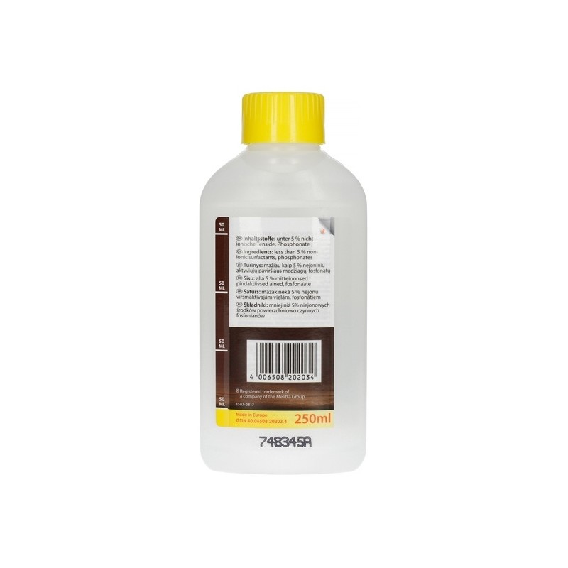 Melitta Perfect Clean Liquid płyn czyszczący obwód mleczny 250 ml