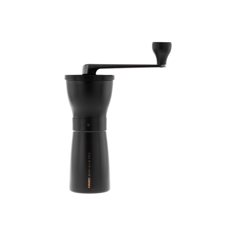 Hario Mini Mill Slim Pro czarny - ceramiczny, ręczny młynek do kawy