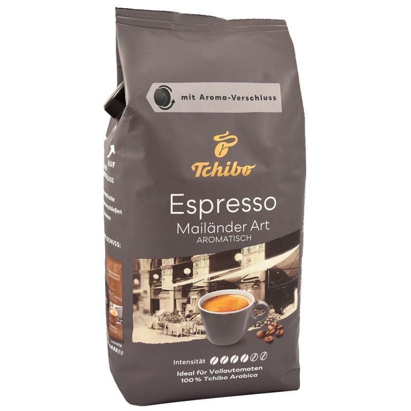 Kawa ziarnista Tchibo Espresso Mailander Art 1kg